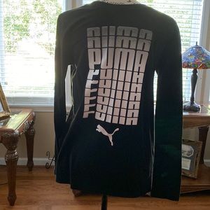 Puma Black Long Sleeve-Tee